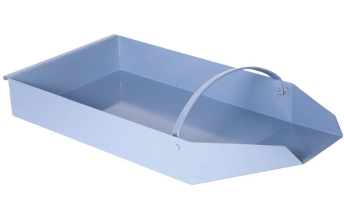 Sample Handling Pan, Large, 39 Quart, Steel, Gilson Company, TSA-162