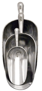 Sample Scoop, 38 oz., Cast Aluminum, Round Bottom