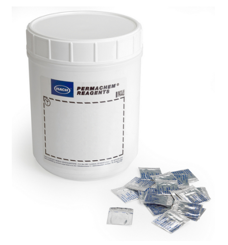 HACH DPD Free Chlorine Reagent Powder Pillows, 25 mL 1000/PK