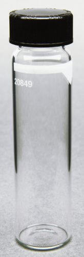 Turbidity Sample Cell, 1 in. Round Glass, 30 mL, with Cap