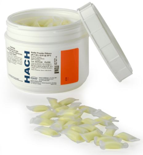 Buffer Powder Pillows, Color-coded Yellow, pH 7.00 +/- 0.02,  at 25 degrees C, 250/PK, 2227064