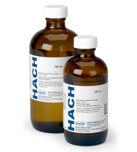 HACH Chloride Reagent Set, Mercuric Thiocyanate, 100 Tests