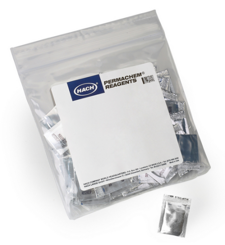 HACH Molybdenum 1 Reagent Powder Pillows, 20 mL Sample, 100/PK