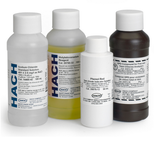 HACH Zinc Standard Solution, 100 mg/L as Zn (NIST), 100 mL