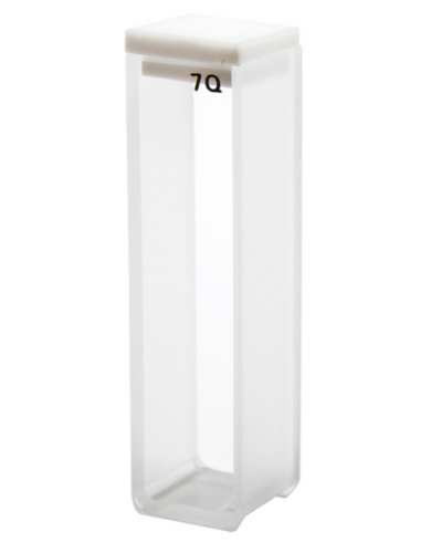 Sample Cell, 1 cm Rectangular Quartz, 10 mm Pathlength, Matched Pair, HACH, 4822800