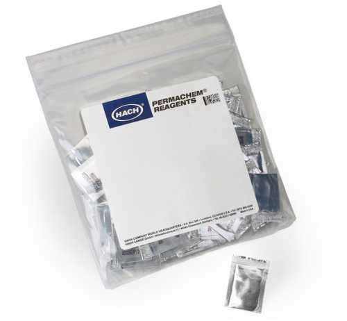 HACH ManVer 2 Hardness Indicator Powder Pillows, 50 mL Sample, 100/PK, 85199