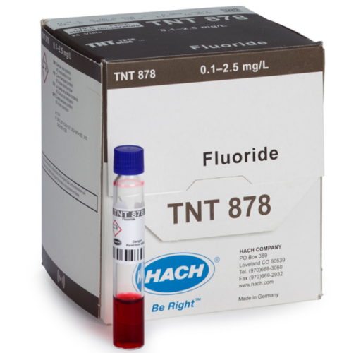 Fluoride TNTplus Vial Test (0.1-2.5 mg/L F), 25 Tests, HACH, TNT878
