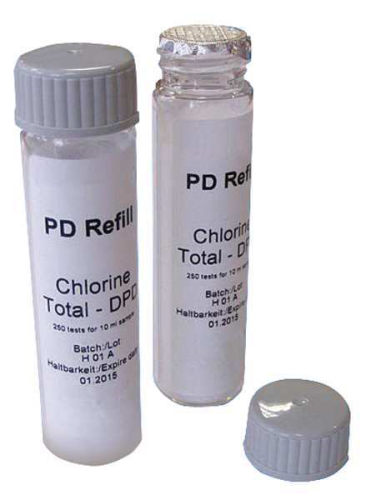 PD 250 Reagent Refill, Free Chlorine, 250 Tests/EA, Lovibond, 530141, Not Regulated