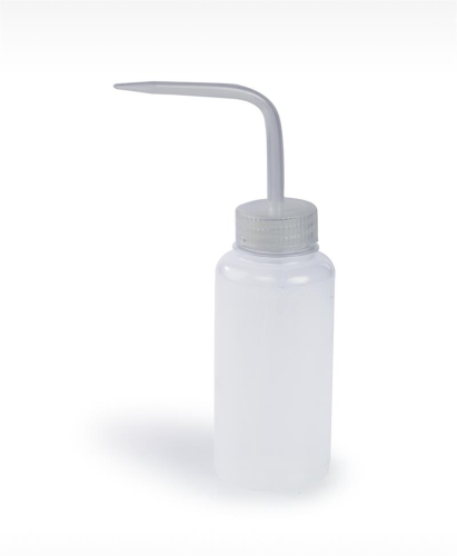 Wide-Mouth, LDPE Wash Bottle, Natural, 250 mL, Bel Art Products, F11620-0250
