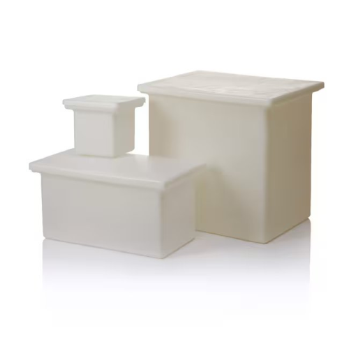 Nalgene Rectangular Tank with Cover, Polypropylene (PP), 38 L / 10 gal., 14200-0015