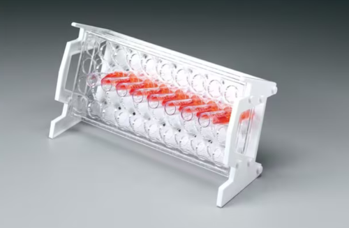 Nalgene Test Tube Slant Racks, 20 mL Tubes, 4 x 10 Tube Array, Polycarbonate, Autoclavable, Thermo Scientific, 5935-0020
