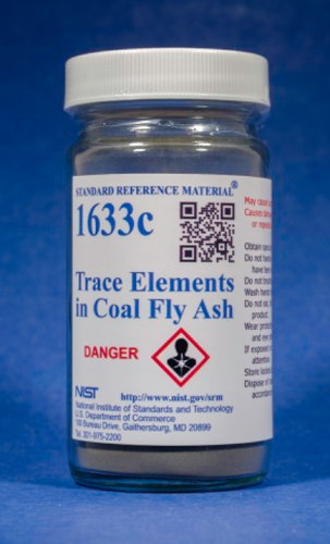 Trace Elements in Coal Fly Ash, 75 g, NIST 1633C