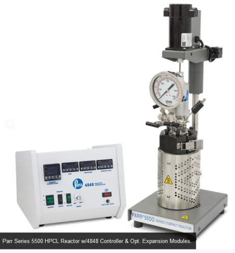 PAR-5500 Series High Pressure, Compact Laboratory Reactors by Parr Instruments, 25-100 mL, 3000 psi