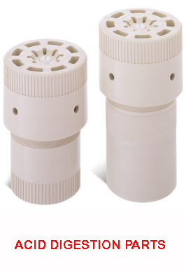 Cup, Cover and O-Ring for 45 mL Acid Digestion Vessel, PTFE, PARR A328AC2