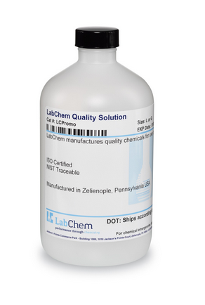 Bromothymol Blue, 0.04% Aqueous, pH 6.0 - 7.6 Yellow to Blue, 500 mL Poly Bottle, Labchem, LC120501