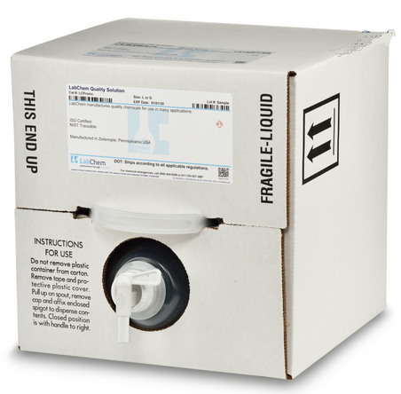 Buffer Solution, pH 6.86 at 25 degrees C, 20 L Cubitainer, LabChem, LC123505