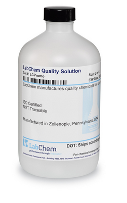 Hydrochloric Acid, 0.1 N (0.1 M), 500 mL Poly Bottle, Labchem, LC152201