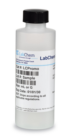 Mercury AA Standard, 1000 ppm (1 mL = 1 mg Hg), 125 mL Poly Bottle, Labchem, LC167507