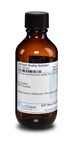 Potassium Permanganate, 0.2 N (0.040 M), 500 mL Amber Glass Bottle, Labchem, LC200001