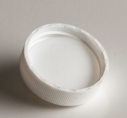 Cap, White Polypropylene, Teflon Lined, 48 mm