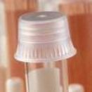 Cap, Safe-T-Flex, White, for 16 mm Blood Collecting and Culture Tubes. Features a Unique, Flexible, Over-Locking Design