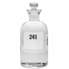 300 mL BOD Bottle, 241-264, with Glass Robotic Stopper, 24/CS, Wheaton 227497-11