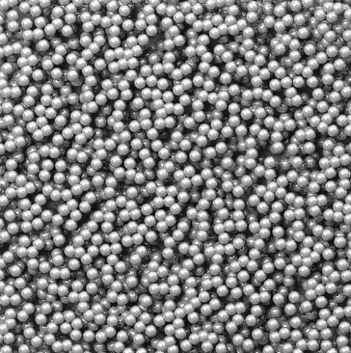 BALLOTINI Blast Media: 90 to 150 micron / 0.0035 in to 0.0059 in, 100-170, 53 lb Media Container Size