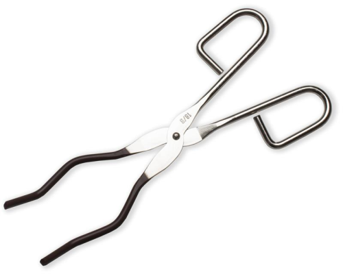 Tongs, Stainless Steel with Teflon-Coated Tips, 9 in., Bel Art Products, H37945-0000