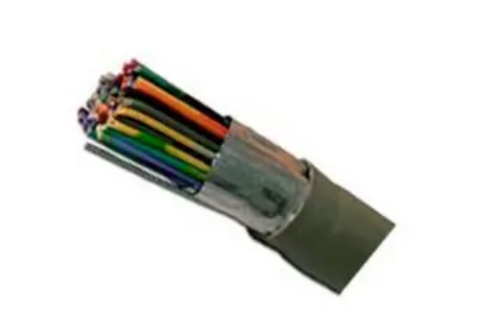 Multi-Conductor Cable for Plastometer, Shielded, 10 Conductor, 24 AWG, 1 ft/EA, 100 ft (30.48 m)/PK, 87K7446